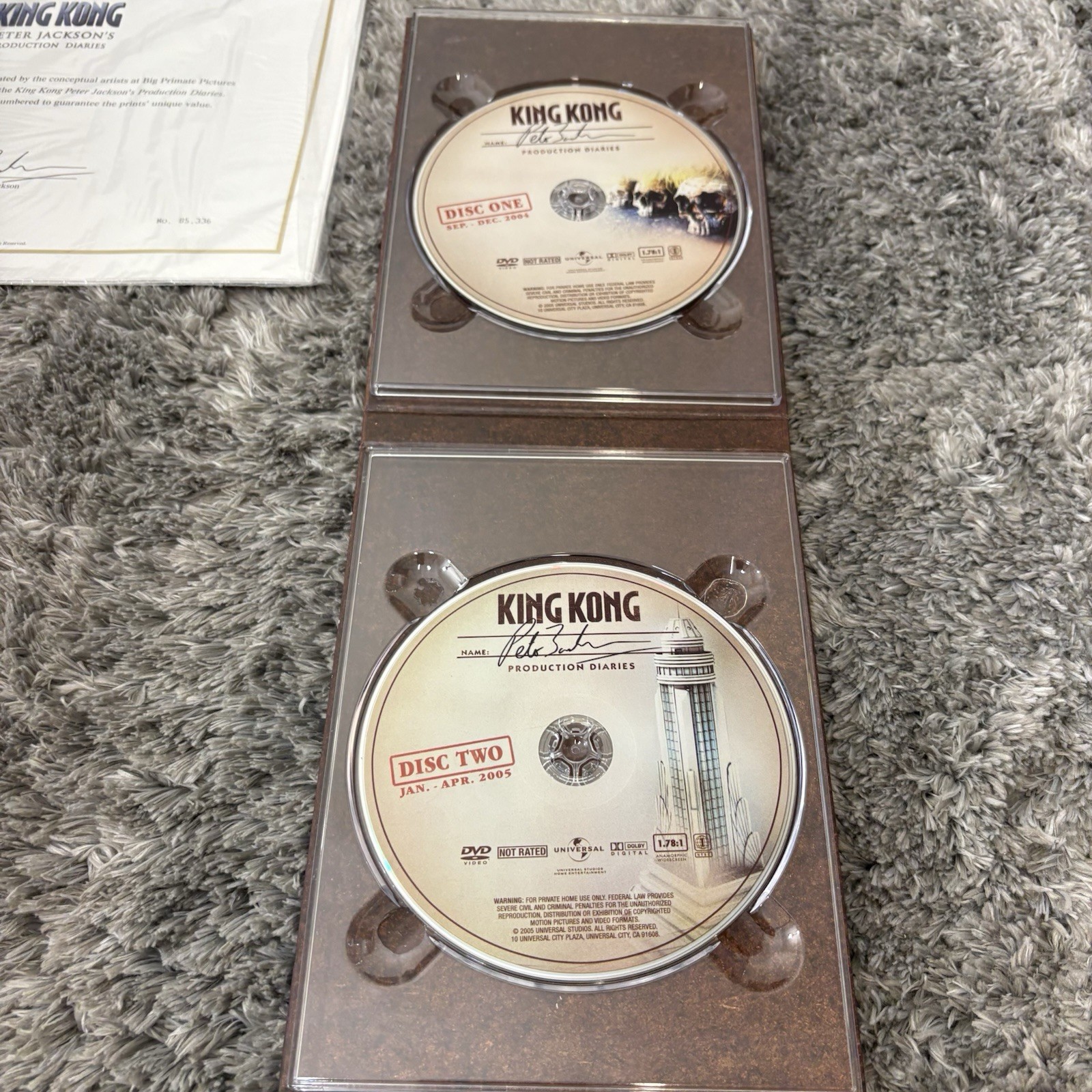 King Kong: Peter Jackson’s Production Diaries 2 DVD Deluxe Box Set