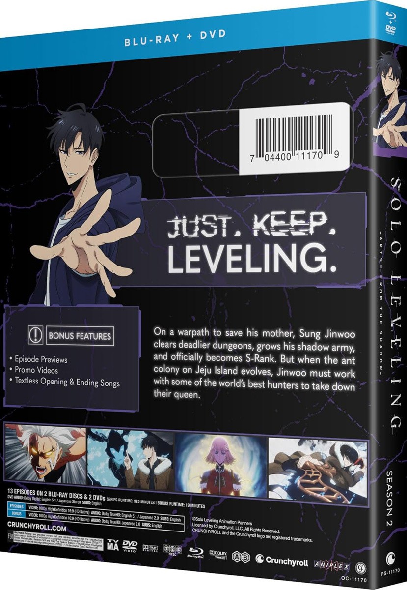 Solo Leveling Season 2 Arise from the Shadow BLURAY/DVD (Standard Edition)