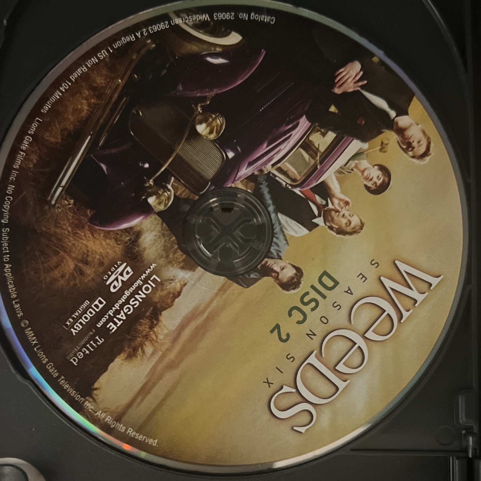Lionsgate Weeds Season 6 DVD 3-Disc Widescreen 16:9 R1 NTSC 2010 Subs