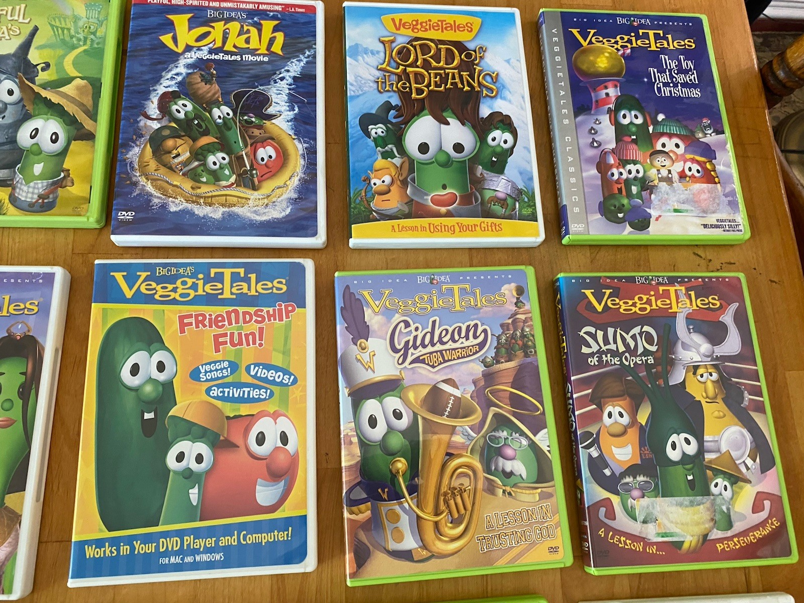 Lot of 20 Veggietales DVD Lot – Children’s Christian Bible Animated Homeschool
