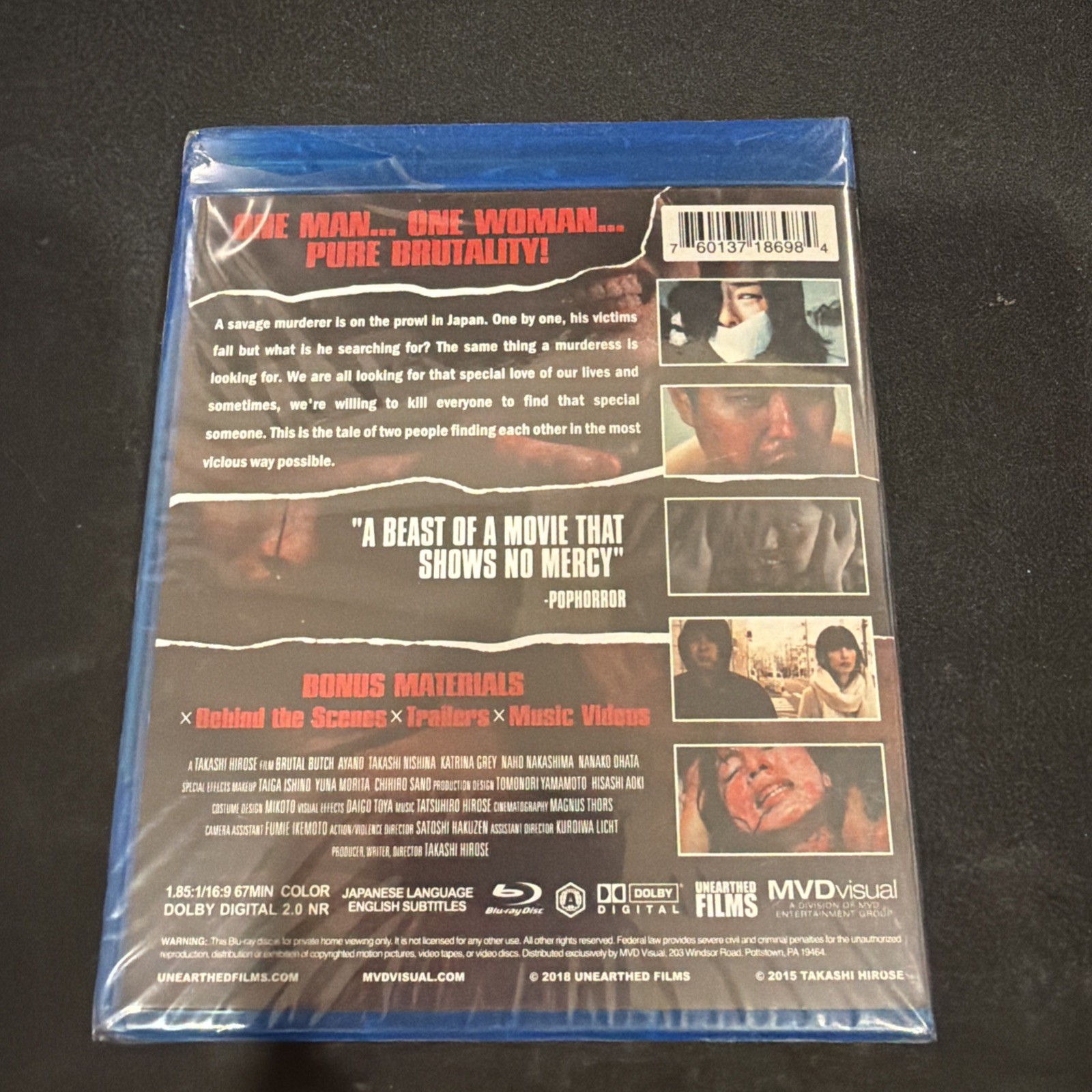 Brutal Blu-ray 2015 Takashi Hirose Unearthed Films English Subs Reg A NEW SEALED