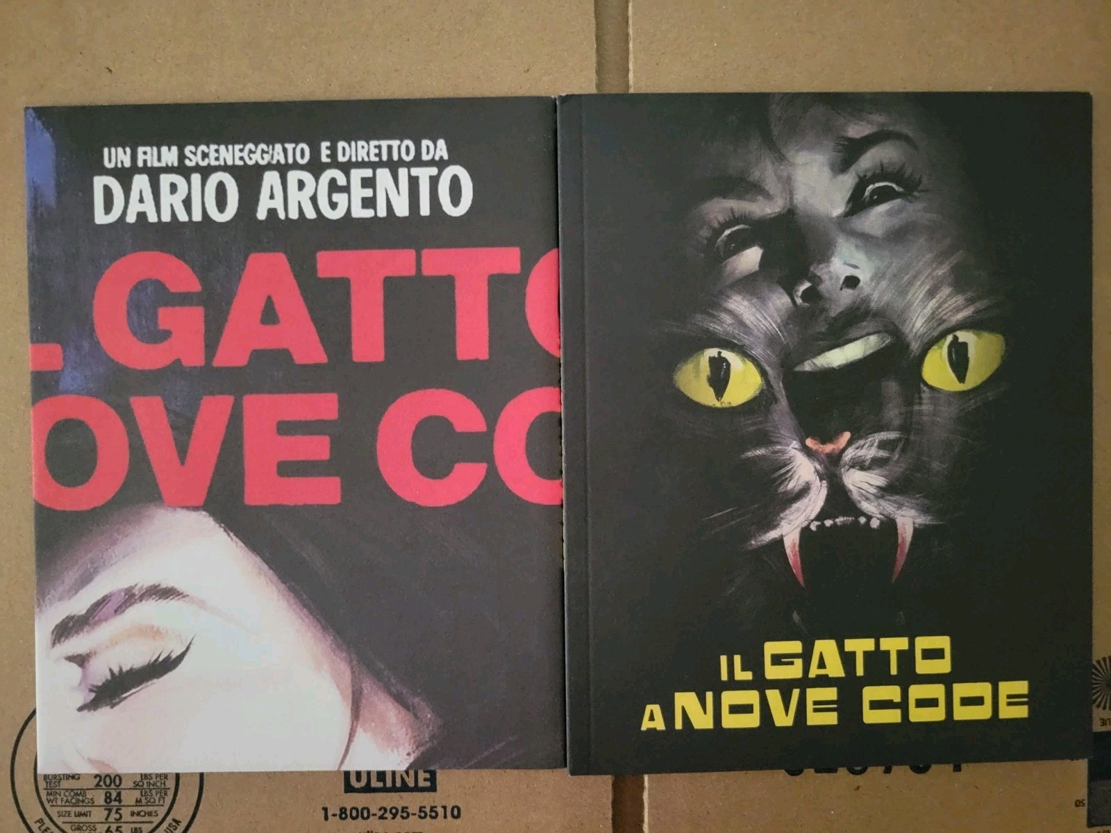 The Cat o’ Nine Tails 4k UHD Limited Edition Arte Originale – Arrow