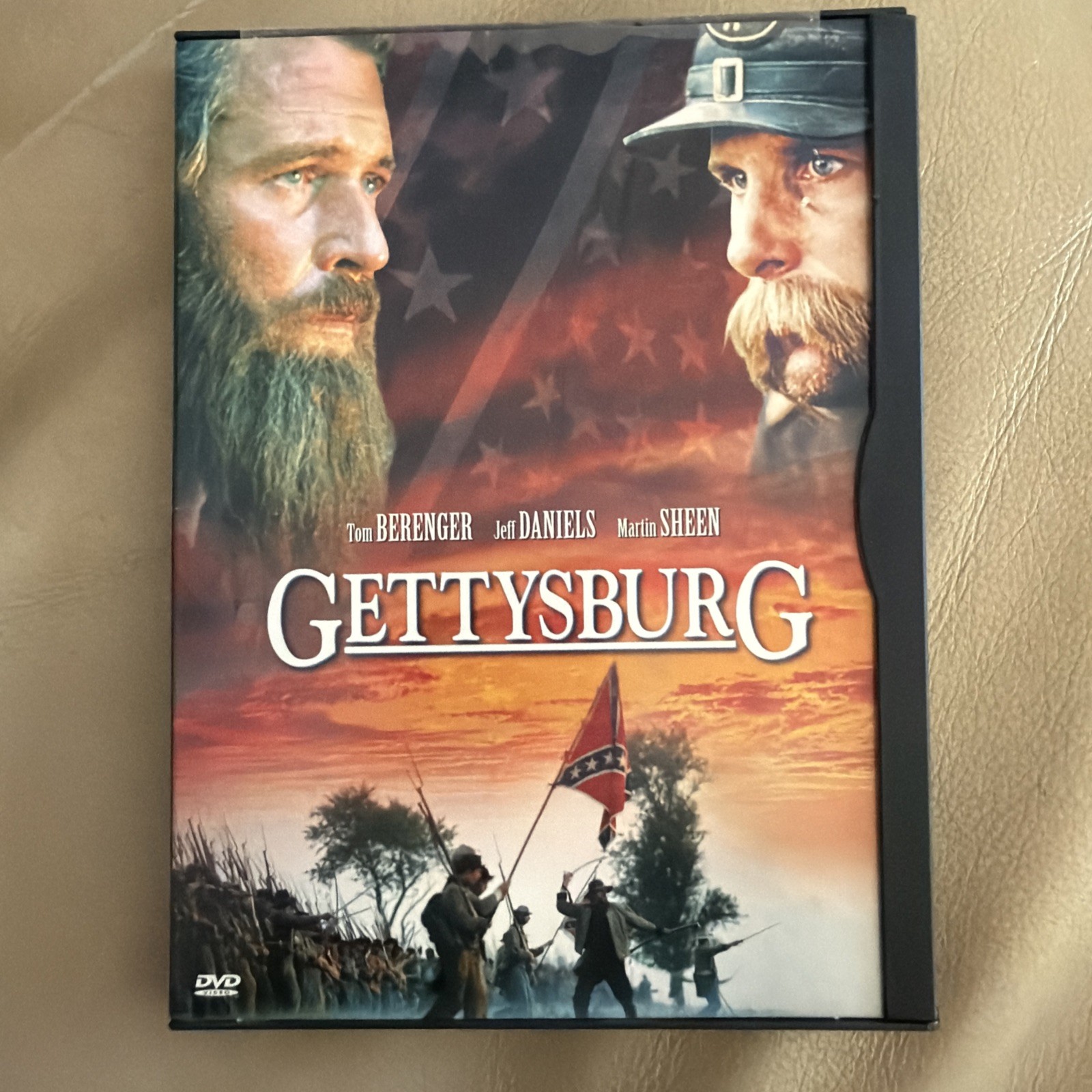 Gettysburg (DVD, 1993) Missing Plastic Wrap On Box