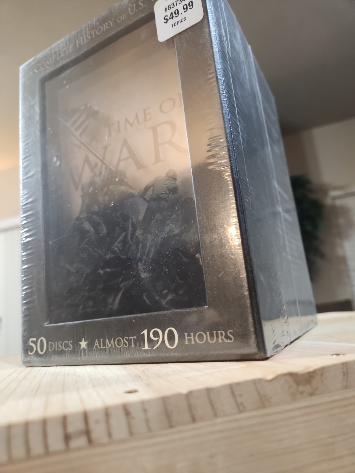 Time of War Complete History of U.S. Wars 50 DVD Box Set NEW Sealed Costco Rare