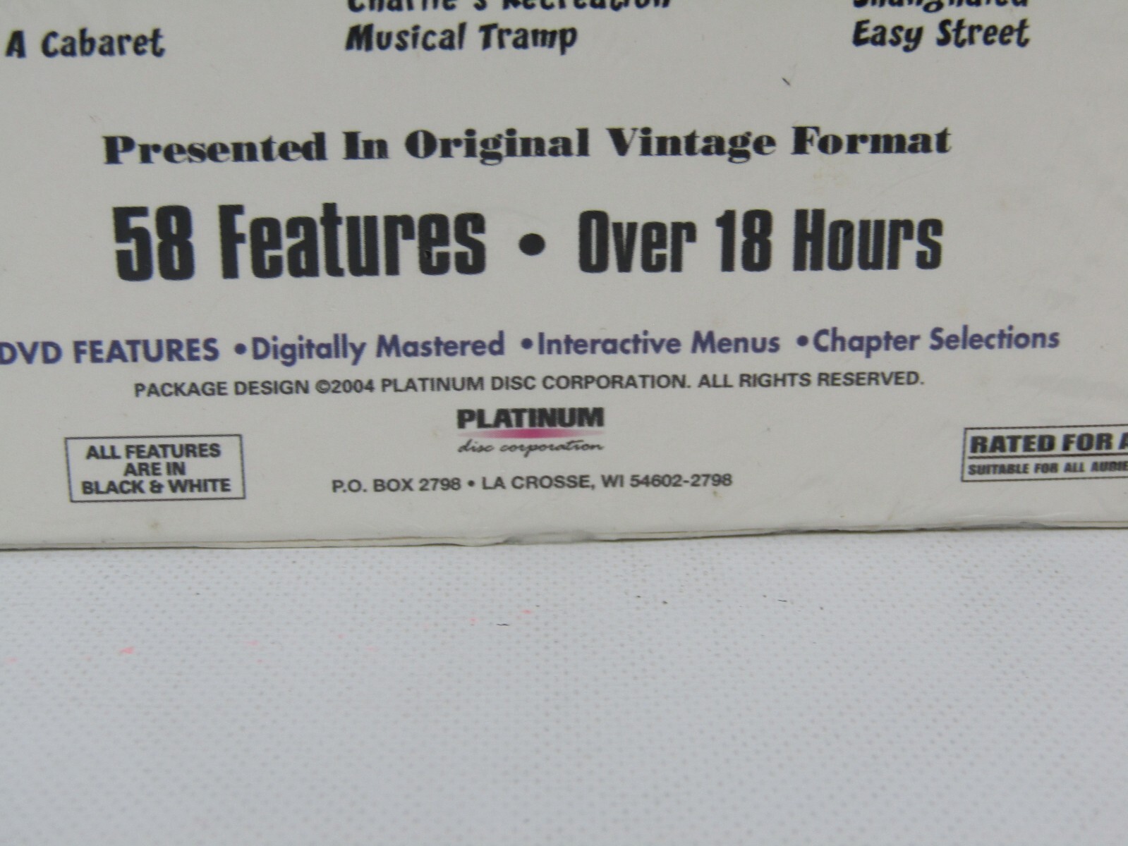 ESSENTIAL CHARLIE CHAPLIN – 58 Features over 18 Hours, New DVD