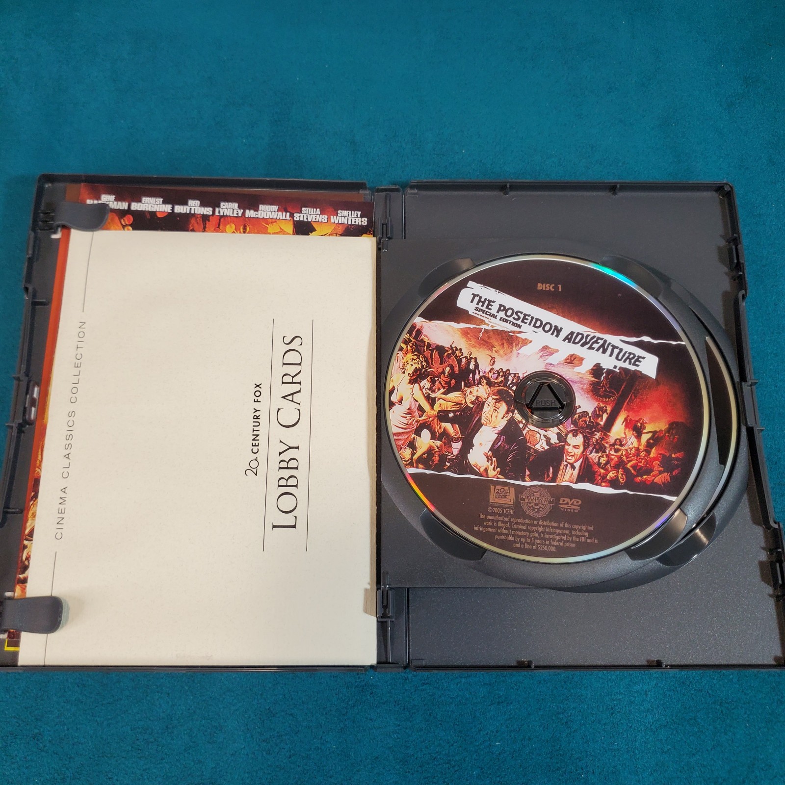 The Poseidon Adventure (1972) / The Towering Inferno (1974) DVDs 1970s DISASTER