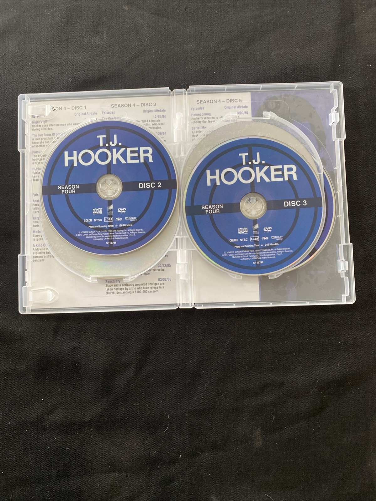 T.J. HOOKER the Complete Series Seasons 1-5 (DVD, 20-Disc) 1 2 3 4 5 – Pre-Owned