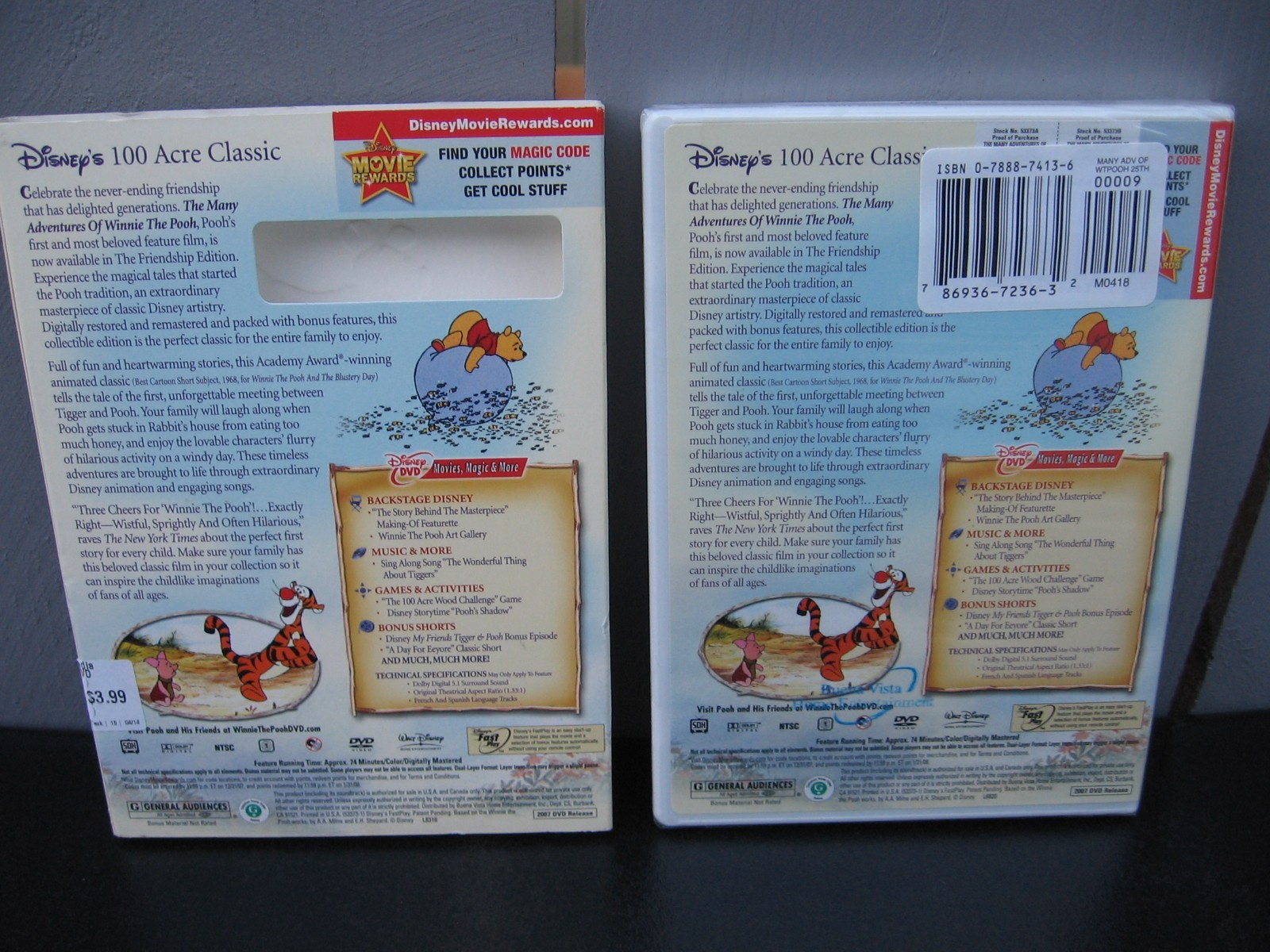 Many Adventures of Winnie the Pooh / Friendship Edition (DVD) Disney