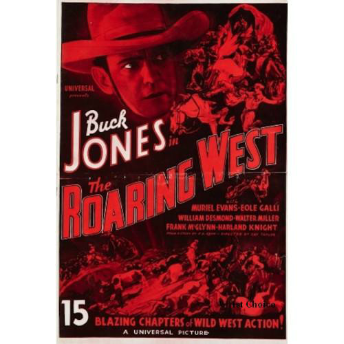 The Roaring West – Classic Cliffhanger Movie Serial DVD Buck Jones