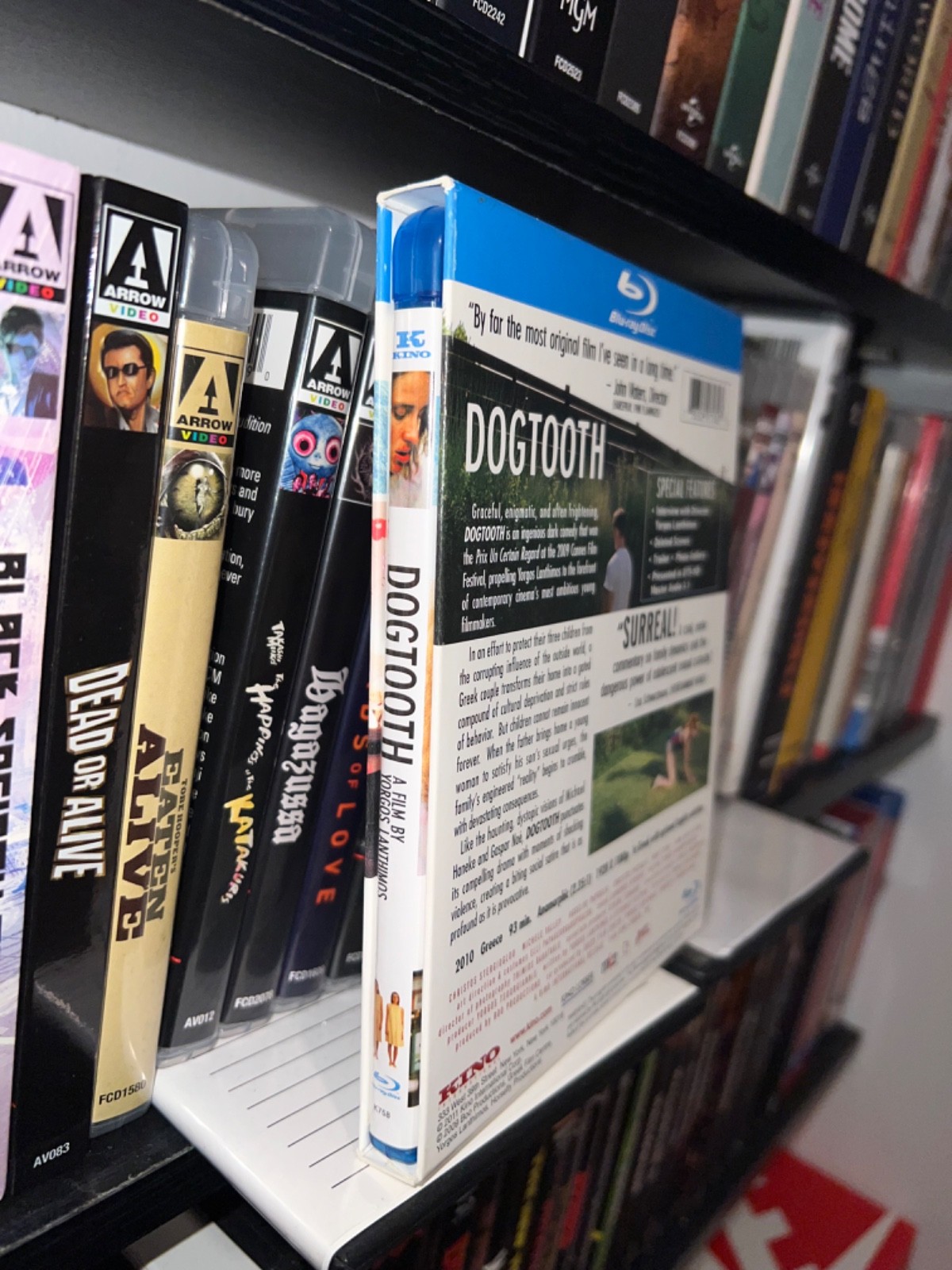 Dogtooth (Blu-ray Disc, 2011) Lanthimos Kino Lorber Out Of Print OOP Slipcover