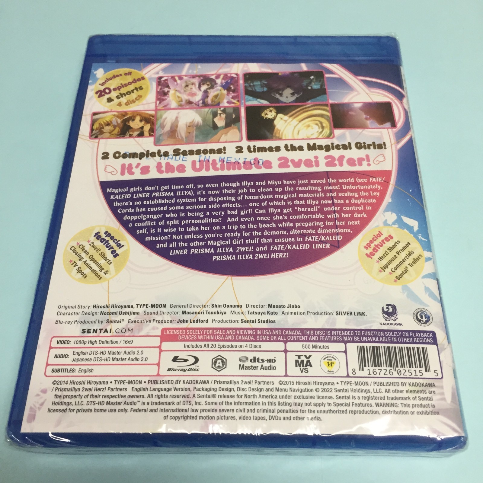 Fate Kaleid Liner Prisma Illya 2wei Prisma Illya 2wei Herz Complete Blu-Ray