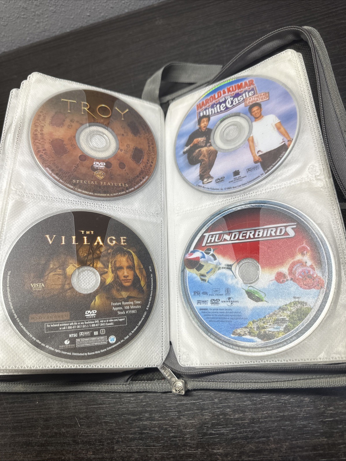 DVD Lot Assorted 53 DVD’s With Case, Case Holds 80