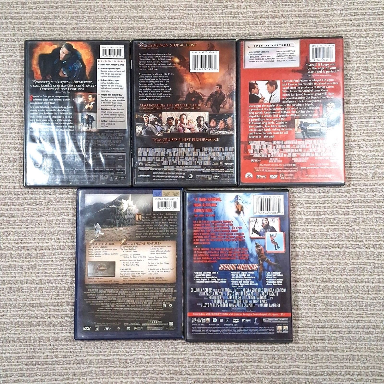 men in black 3 terminator rise machines thor dark world hellboy dvd lot