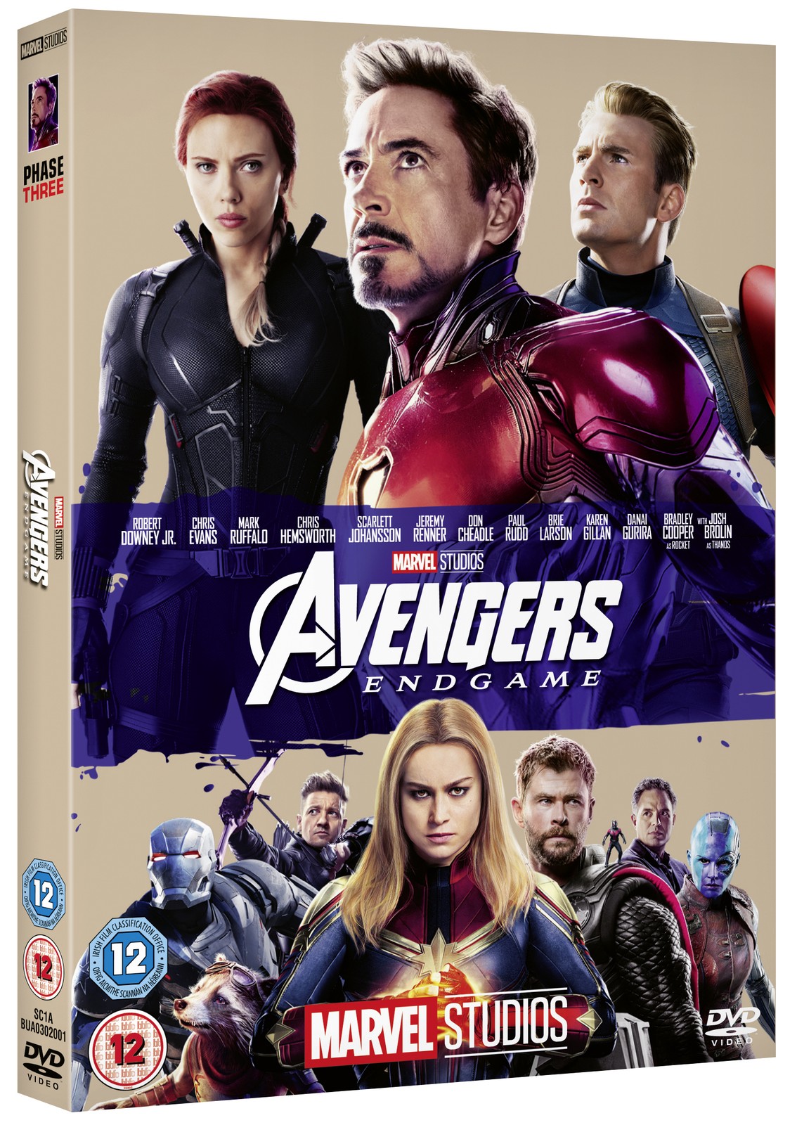Avengers: Endgame (DVD) Benedict Cumberbatch Brie Larson Tom Holland (UK IMPORT)