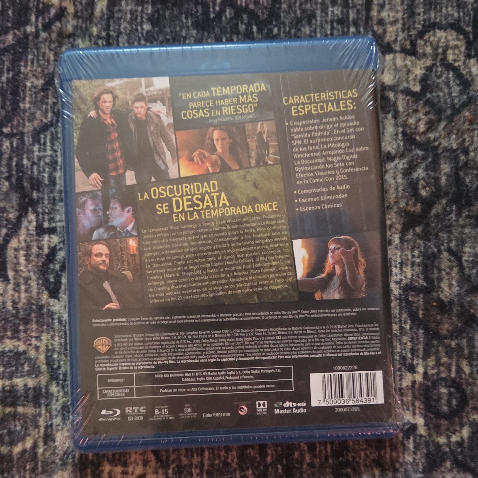 Supernatural Season 11 Blu-ray Warner Bros Audio Commentary Deleted Scenes