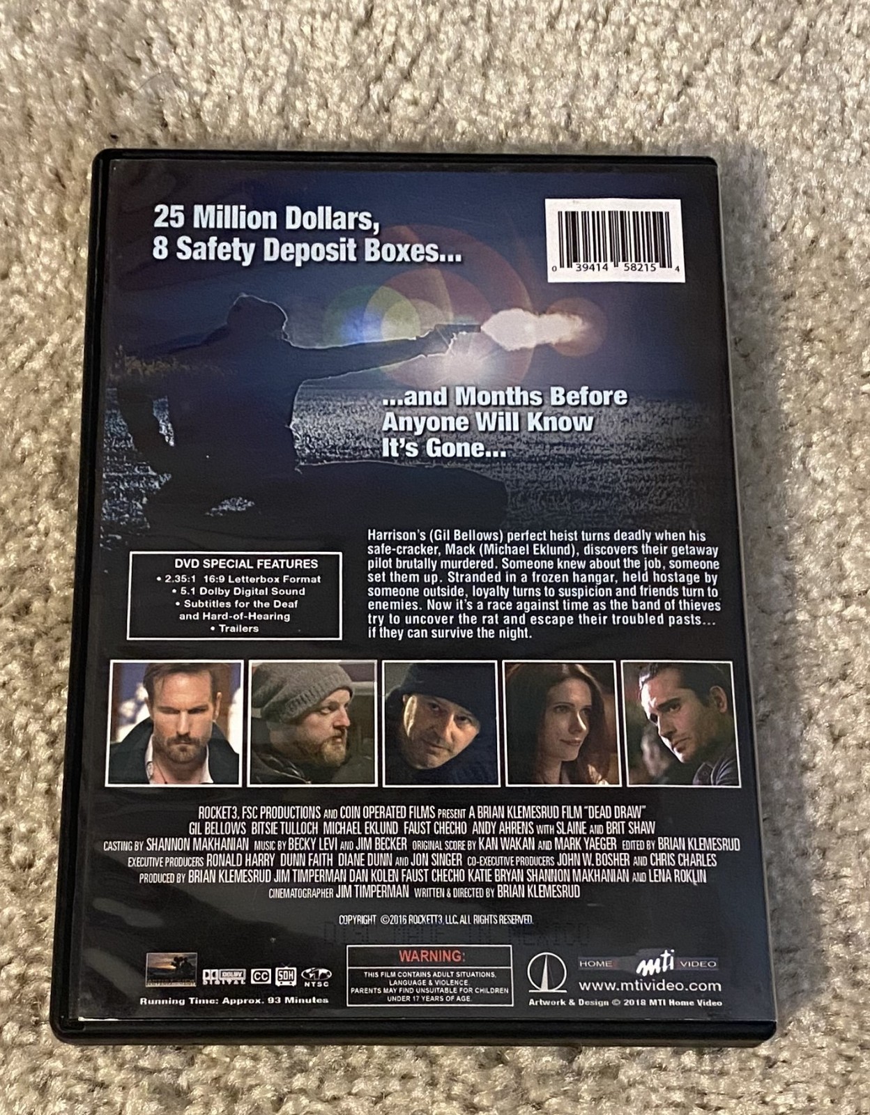Dead Draw DVD Gil Bellows Michael Ecklund FREE SHIPPING