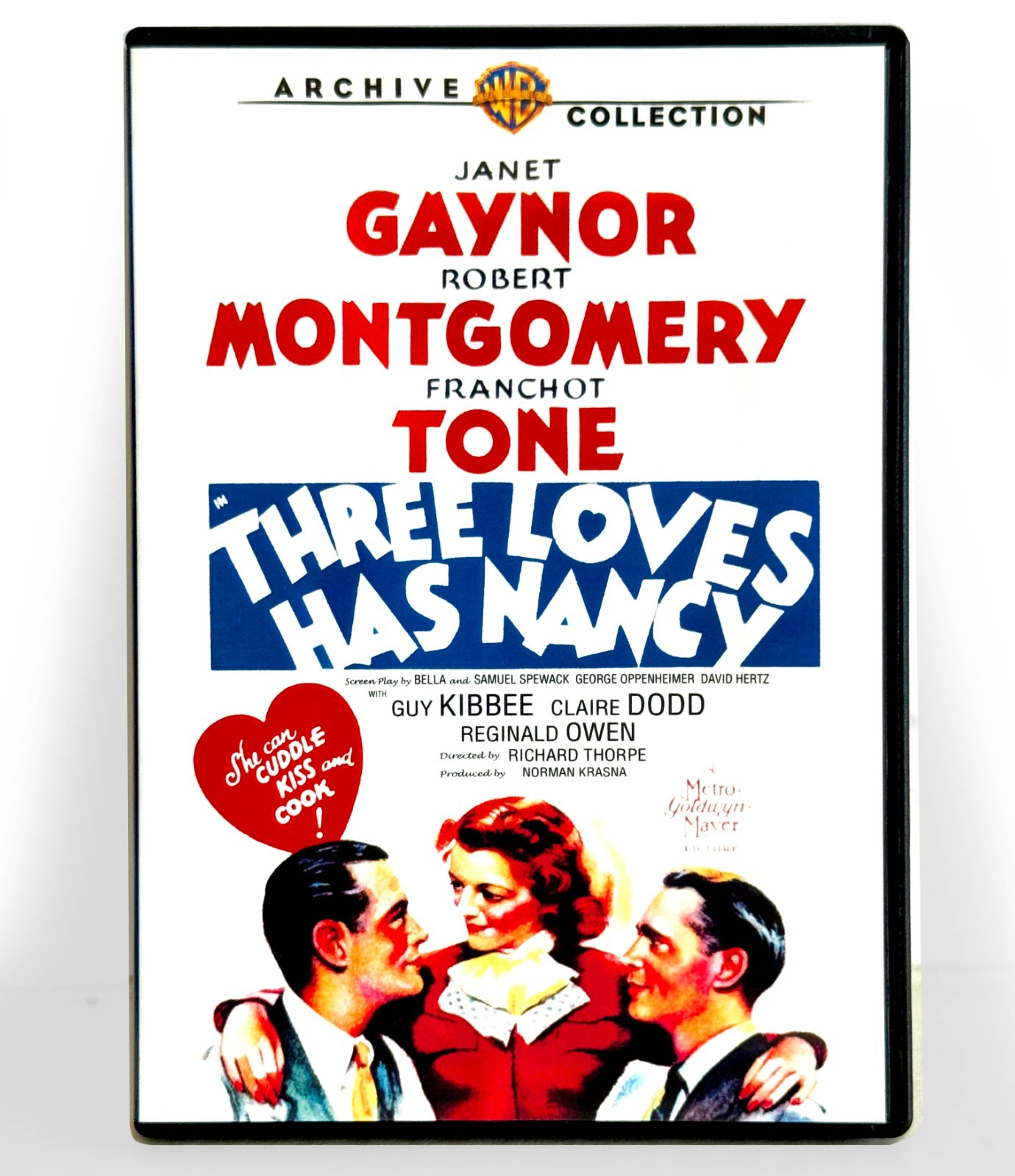 Three Loves Has Nancy (DVD, 1938, Warner Archives) Like New ! Janet Gaynor