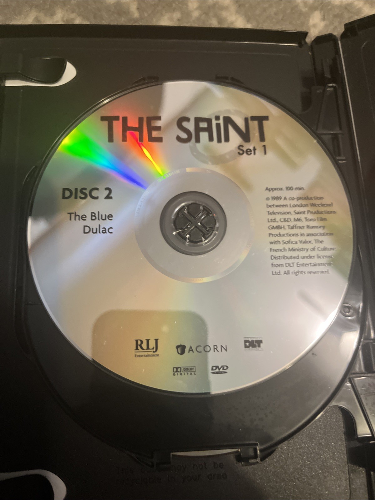 The Saint: Set 1 (DVD, 1989) Simon Dutton Acorn 296 Minutes 3 Feature Mysteries