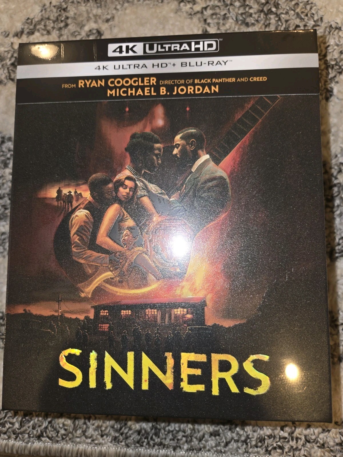 SINNERS 4K UHD Blu-ray Steelbook Manta Lab Exclusive 1-CLICK BOX SET Lenticular!