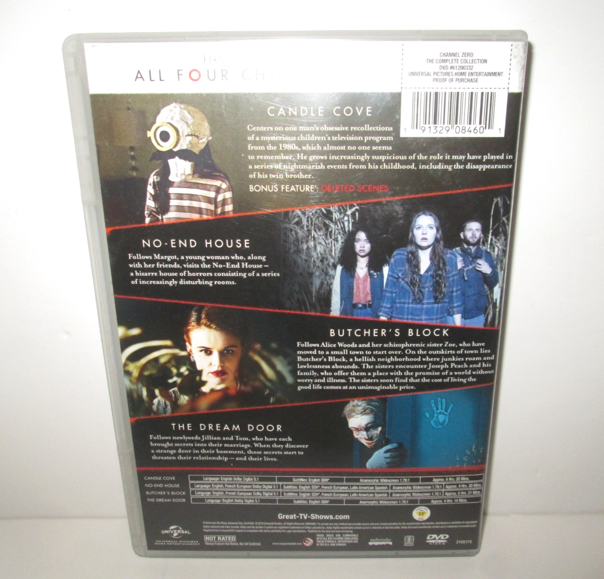 Channel Zero: The Complete Collection (DVD, 8 Disc Set)