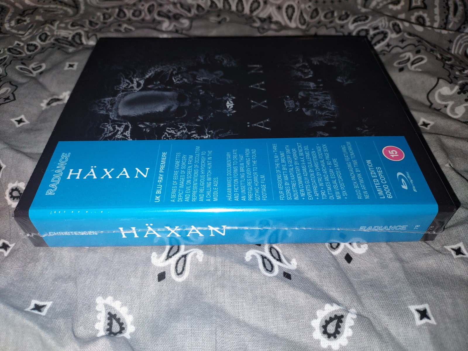 HAXAN Limited Edition w/Slipcase & Book (1922) (Blu-Ray) RADIANCE – NEW OOP