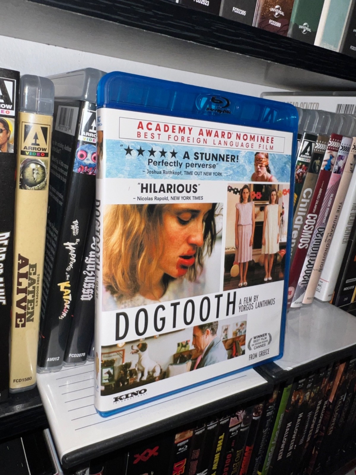 Dogtooth (Blu-ray Disc, 2011) Lanthimos Kino Lorber Out Of Print OOP Slipcover