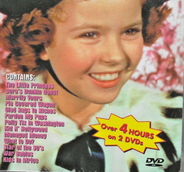 Shirley Temple Collectors Edition, NEW 2 DVDS, 13 Shows, 4 Hrs, Little Princess