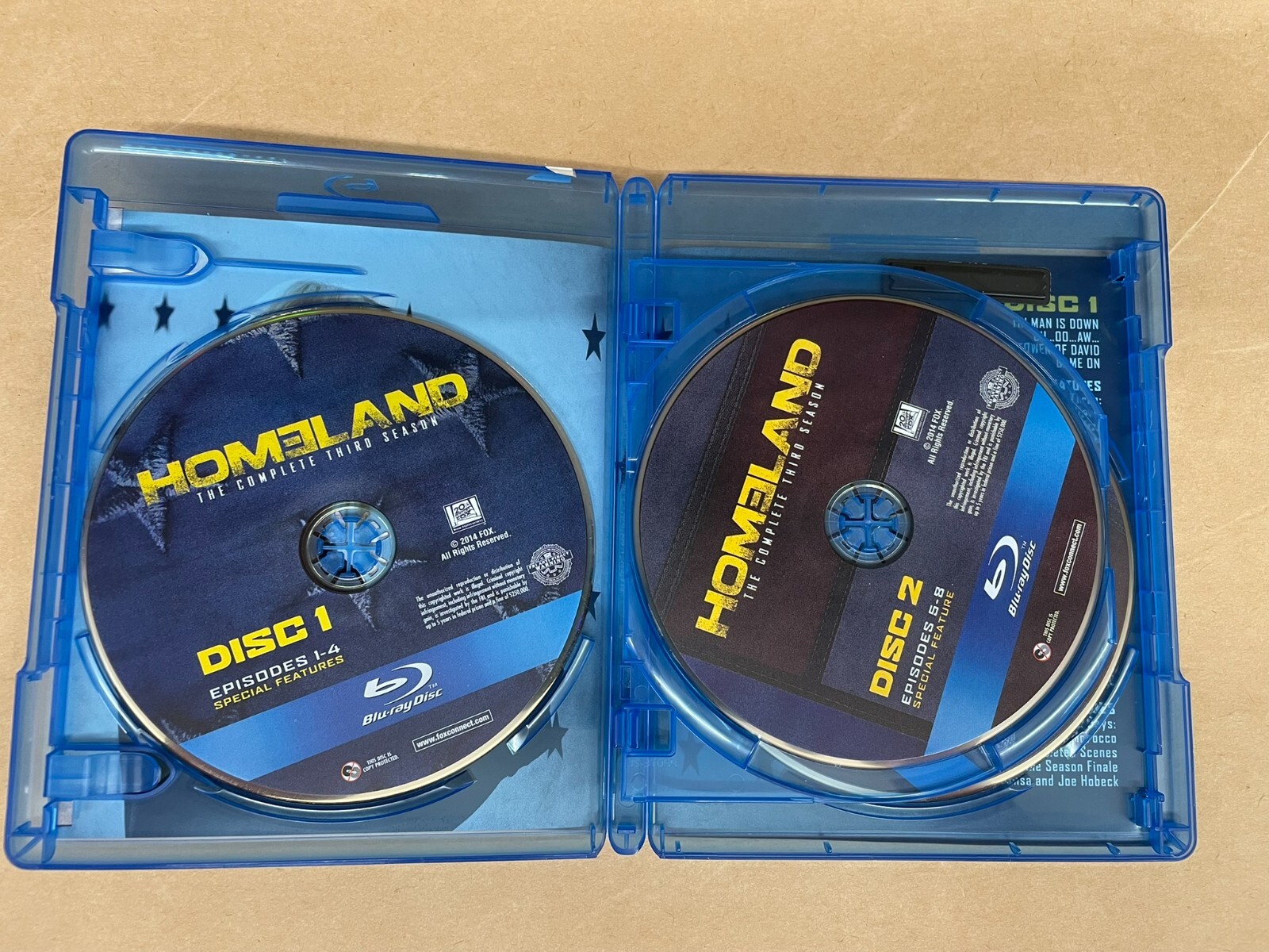 Twentieth Century Fox Homeland 3 Blu-Ray Pre-Owned
