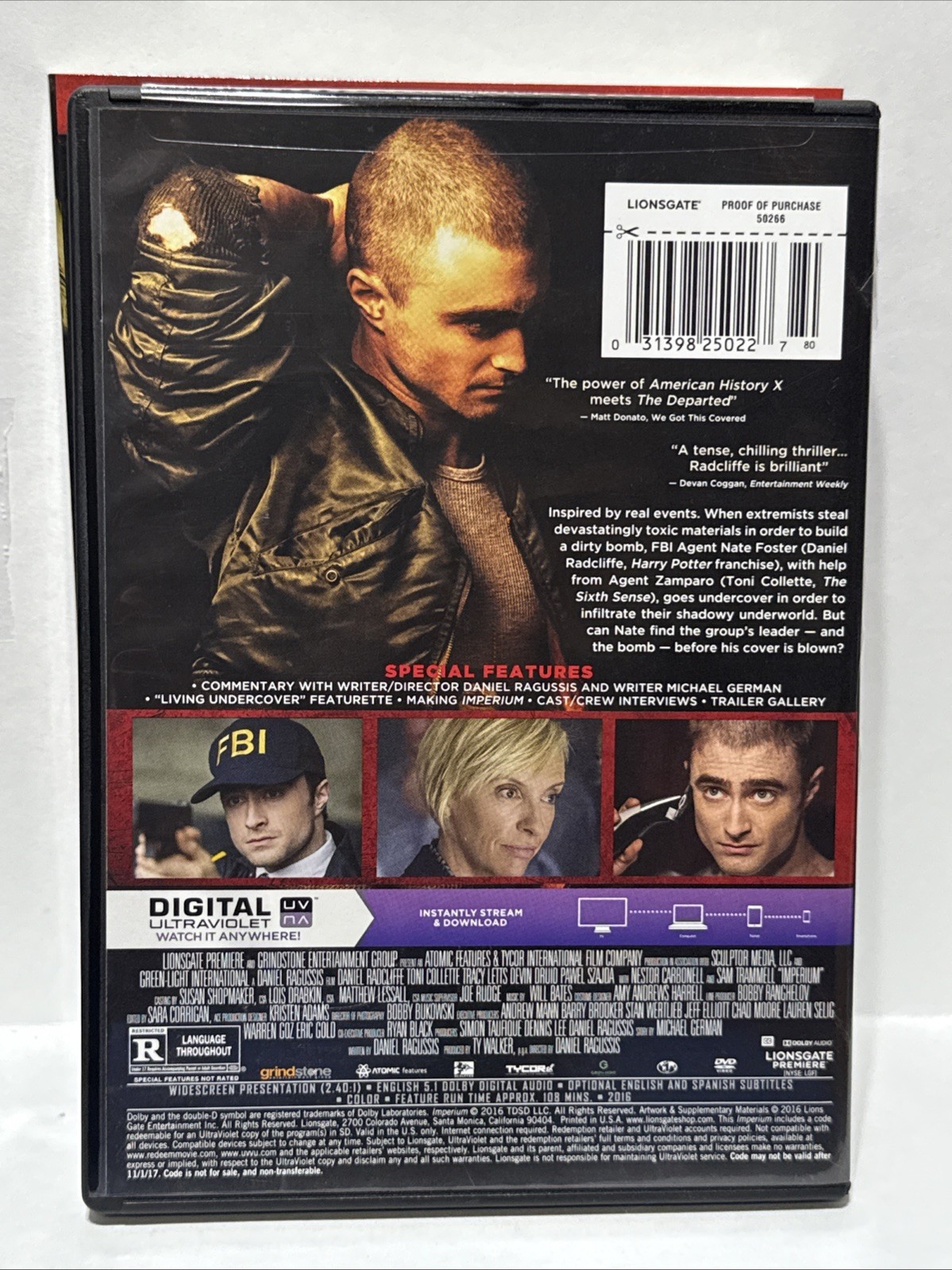 Imperium (DVD, 2016) – Open Item