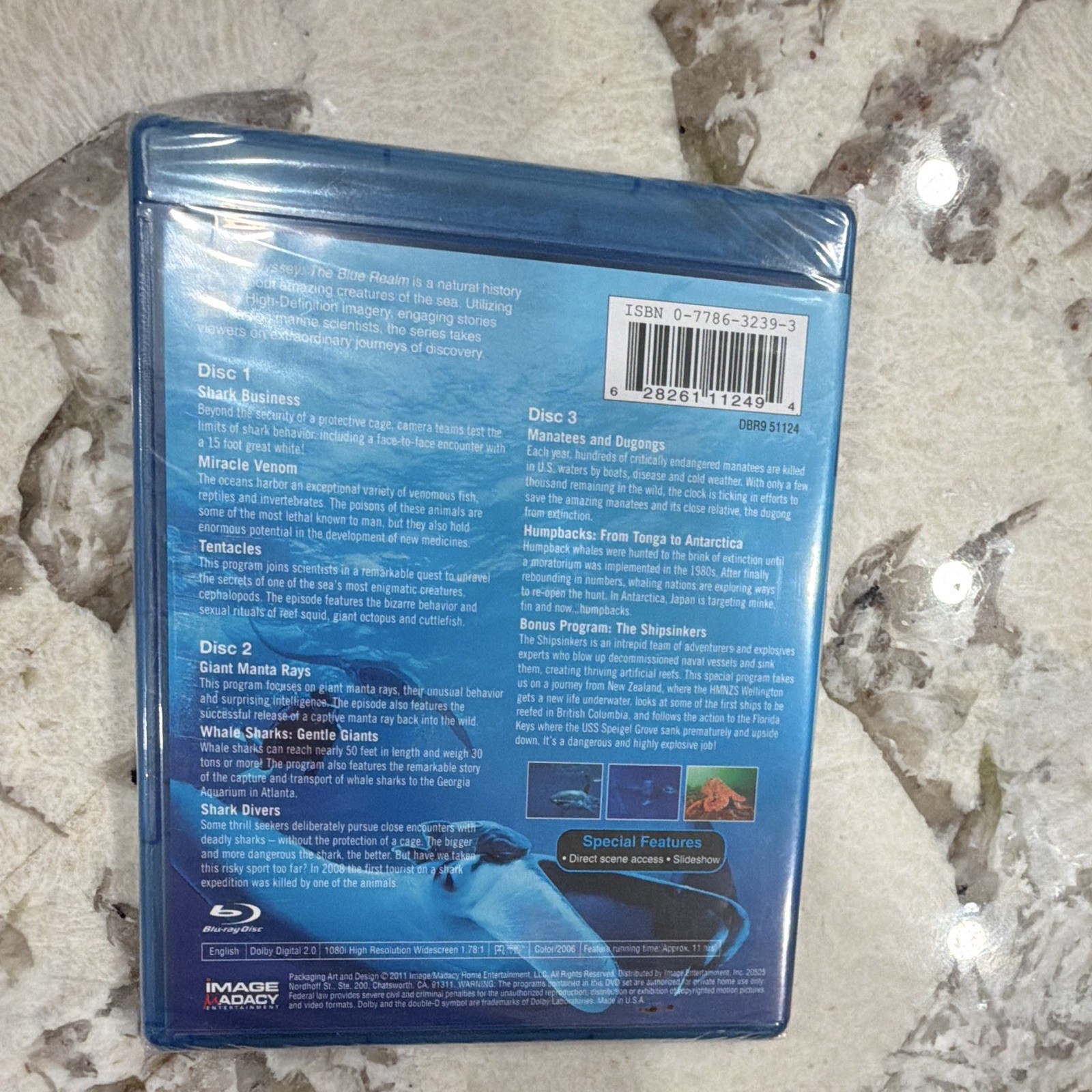 Ocean Odyssey: The Blue Realm Blu-ray 3-Disc 2011 Widescreen 16:9 SEALED NEW
