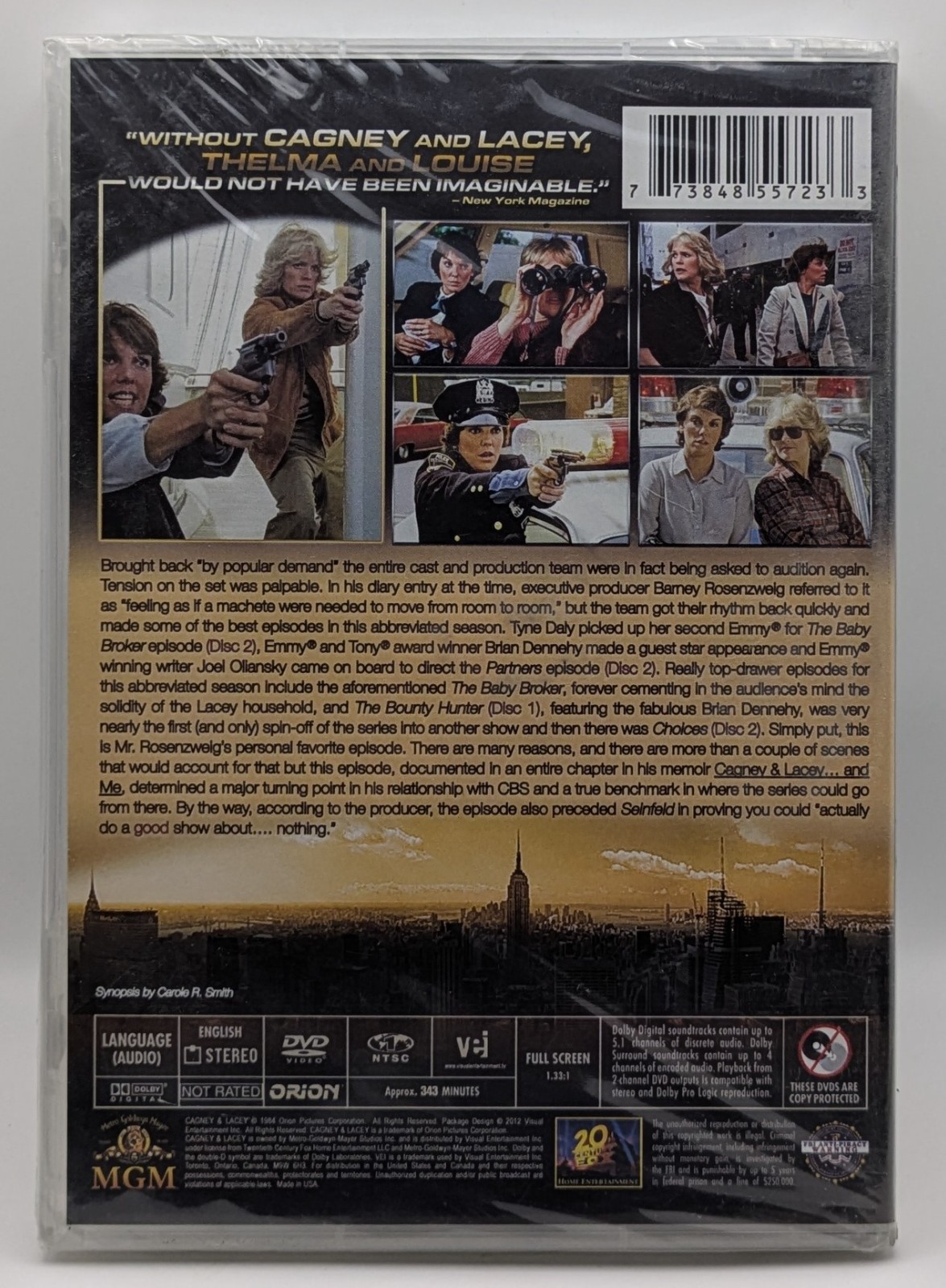 Cagney & Lacey Back By Popular Demand DVD NEW SEALED