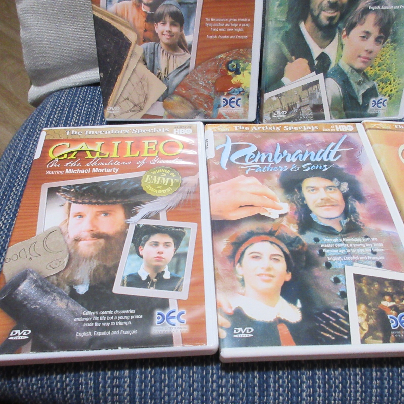 HBO Special Composers Inventors Lot Monet Leonardo DVD Very Good