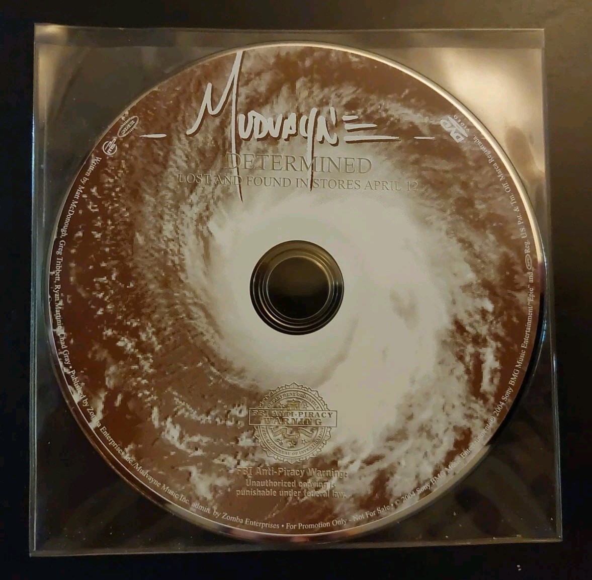 Mudvayne: Determined 2004 Sony BMG Music Promo DVD VG+ Nu Metal