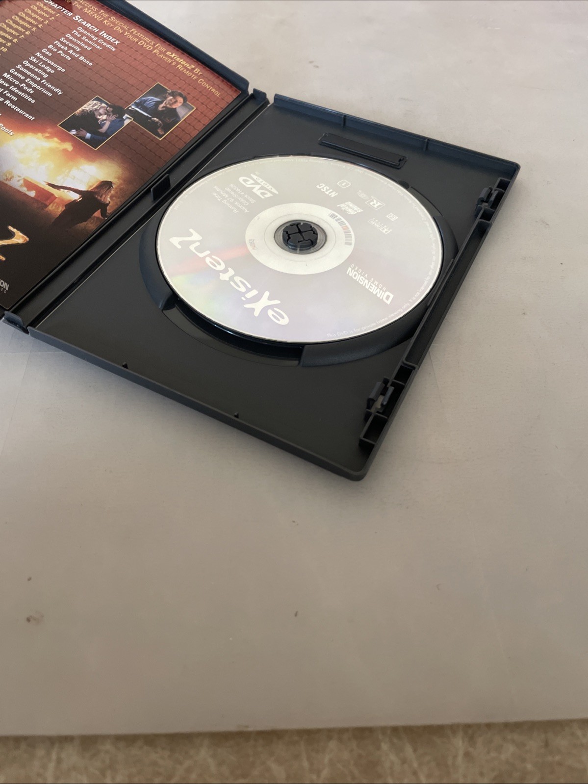 eXistenZ DVD – David Cronenberg Sci-Fi, Jude Law, Widescreen Dolby Digital