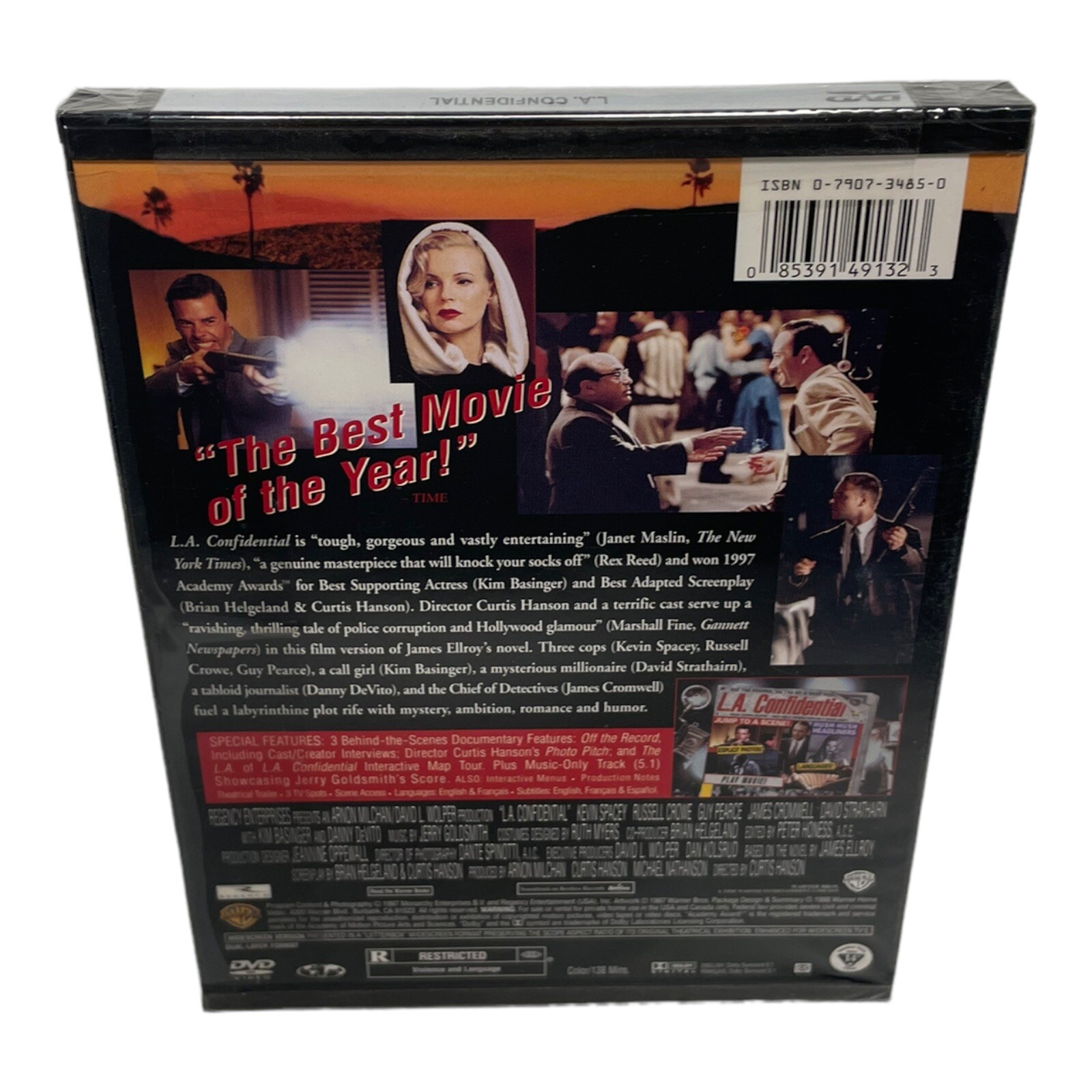 Brand New – L.A. Confidential (DVD, 1998) Kevin Spacey FACTORY SEALED OOP