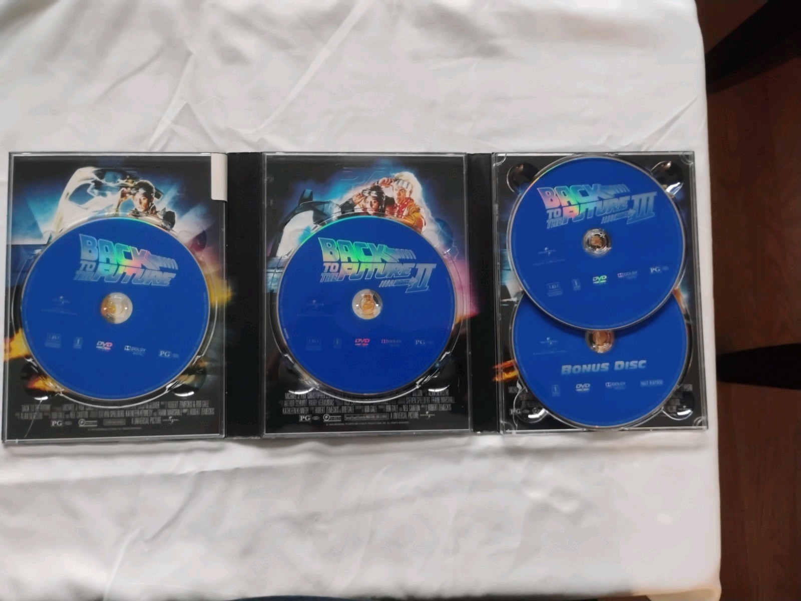 Back to the Future Trilogy 25th Annivsry DVD Slipcover Pre-owned Michael J Fox