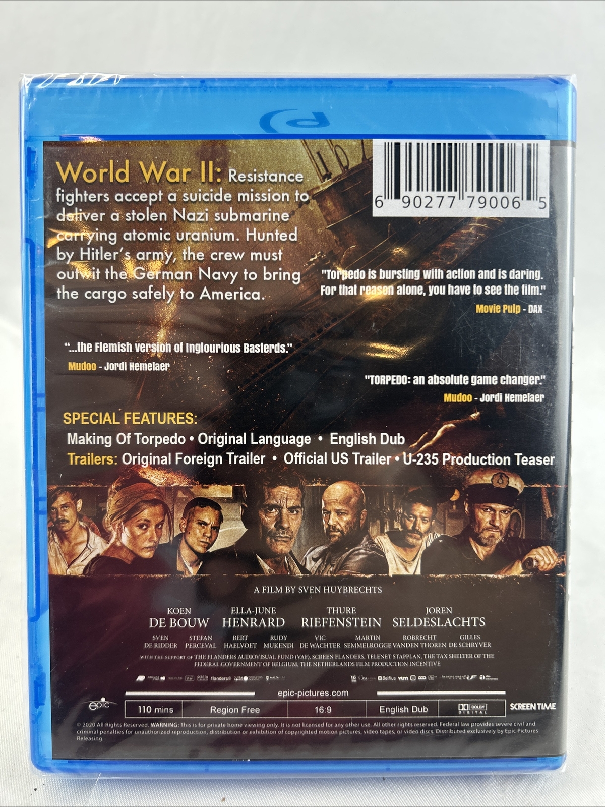 TORPEDO: U-235 (Blu-ray, 2019) Indie Action Adventure History NIB NEW SEALED