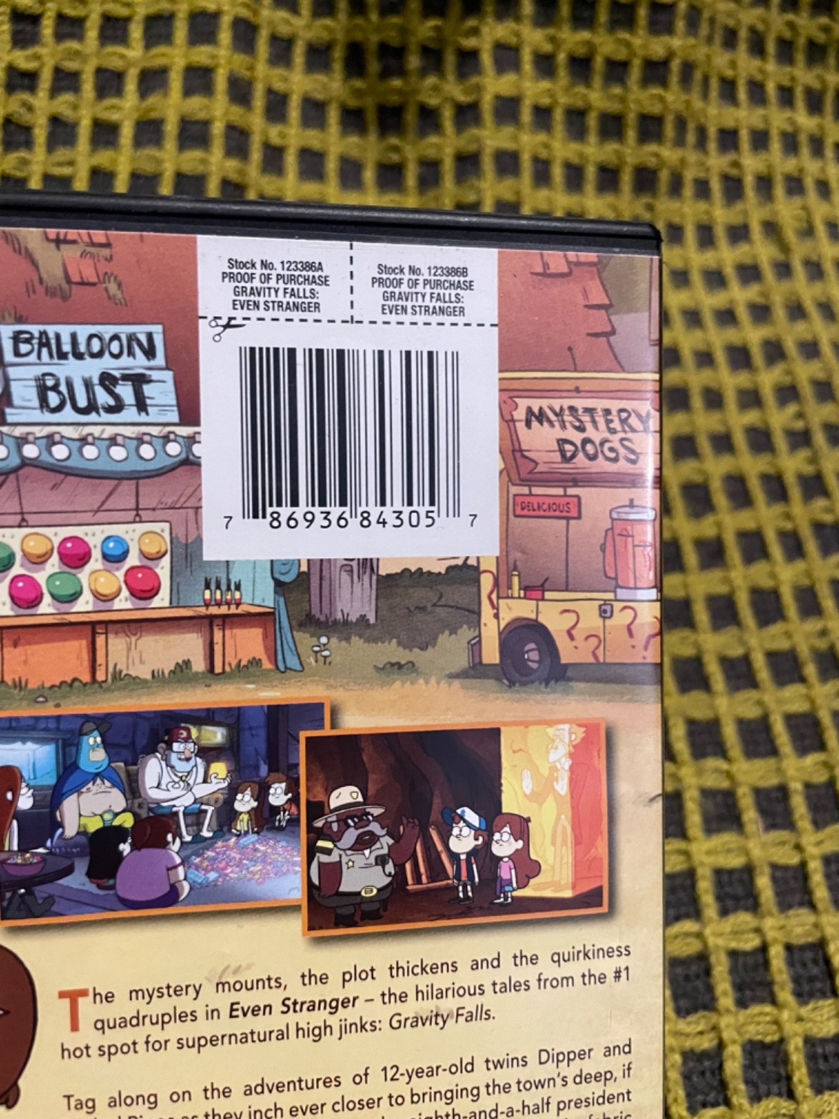 DVD Disney Gravity Falls Even Stranger TVY7 Animation Cartoon Television