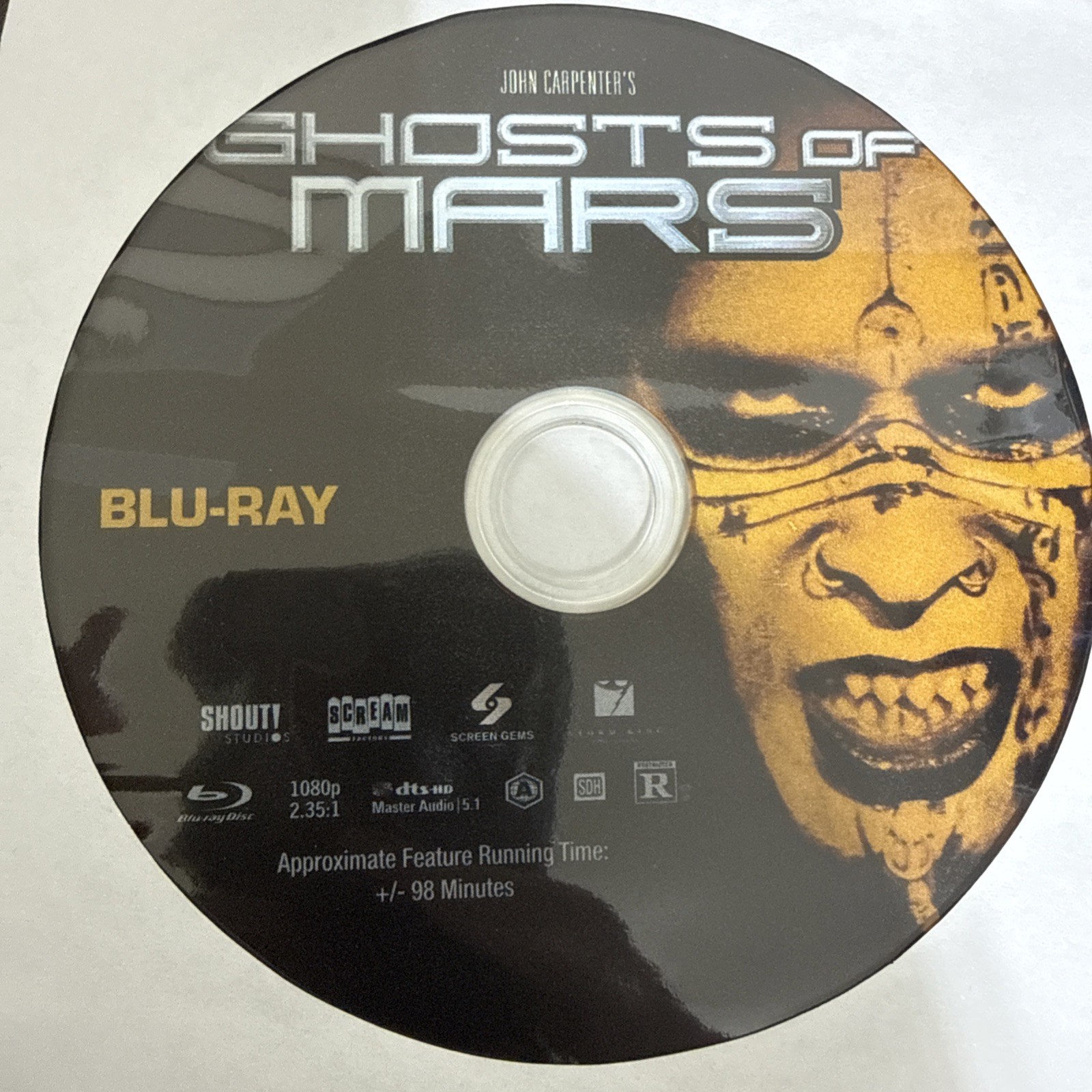 John Carpenters Ghosts of Mars (Blu-ray Disc, 2009) NEW 2025 SHOUT! Edition