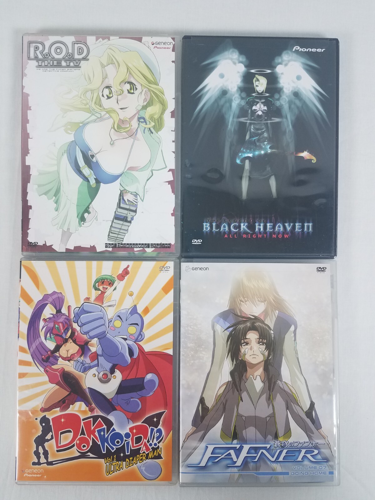 Lot of 20 MIXED ANIME DVD REQUIEM MADLAX TSUKIHIME FAFNER UEKI RED GARDEN TENJHO