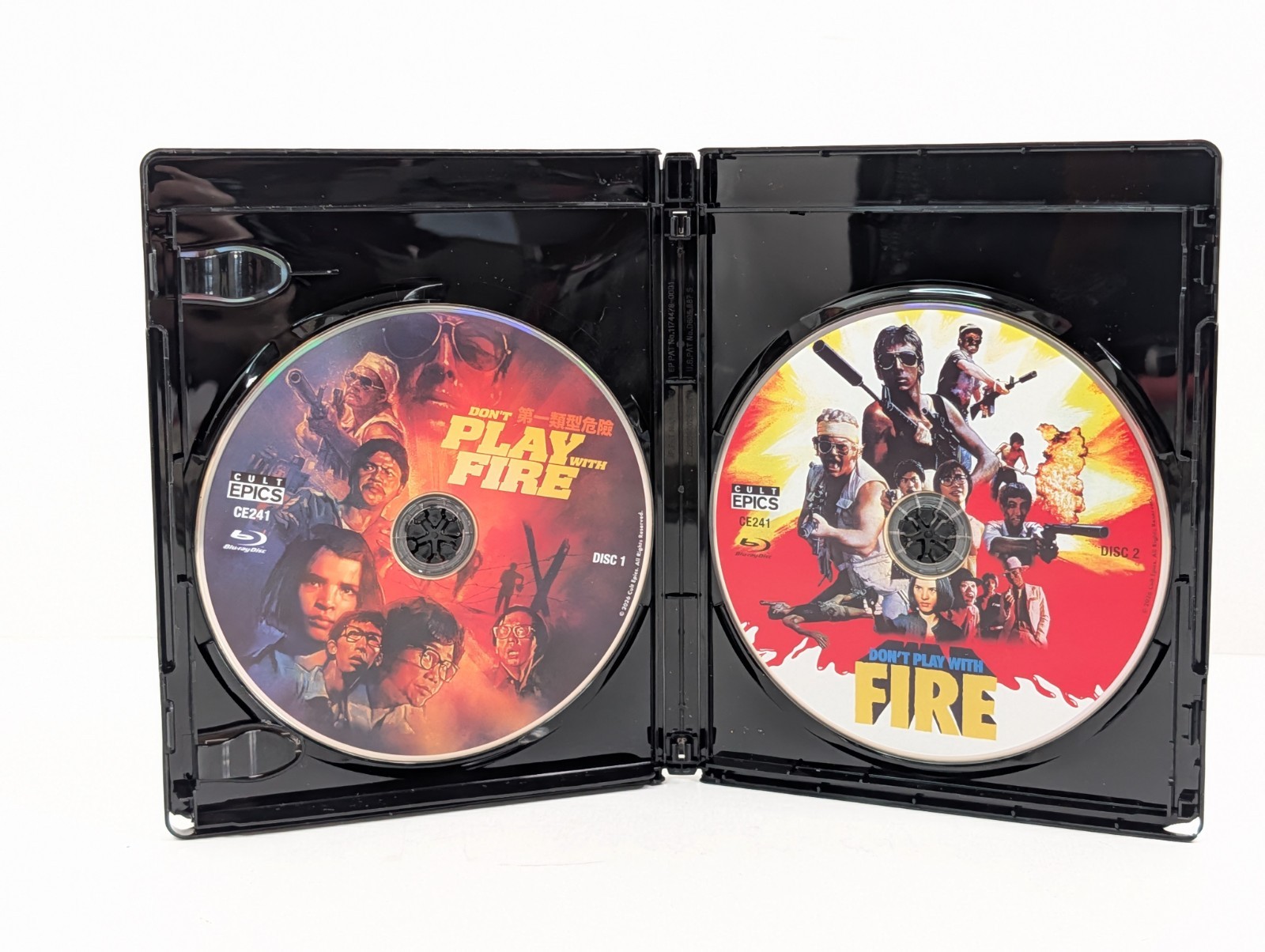 Don’t Play With Fire (Cult Epics) Bluray 2 CD Set With Slipcover 1980s Tsui Hark