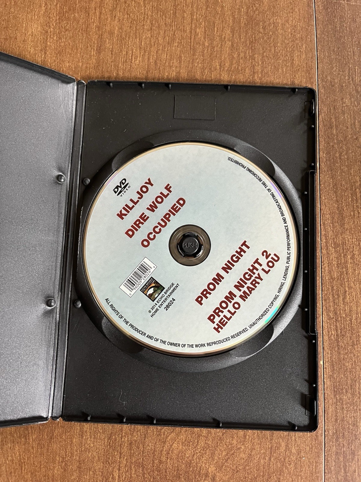 Horror Movie DVD Lot (10) – Test Played Great Condition