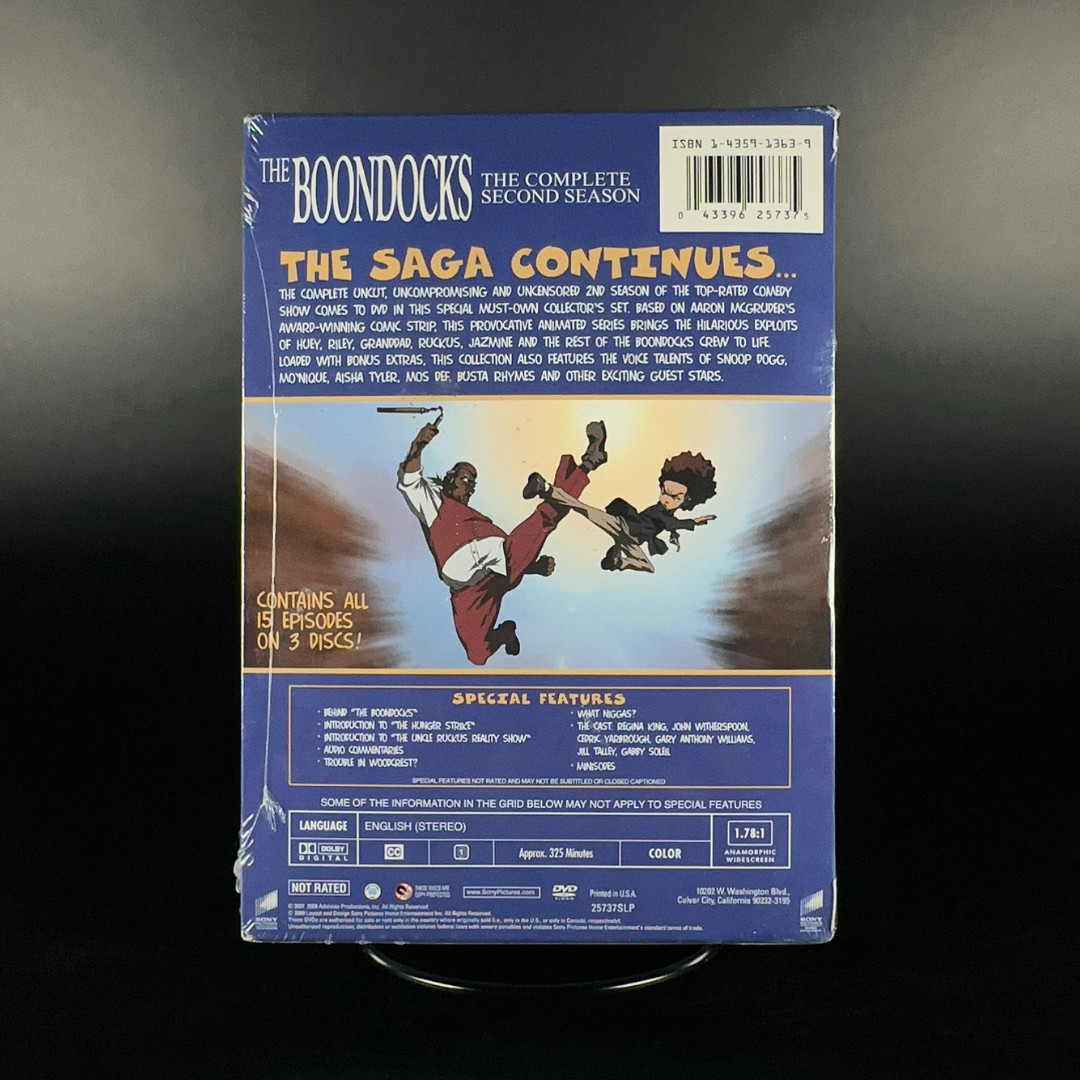THE BOONDOCKS: Complete Series (DVD) – Seasons 1-4 Bundle *NEW/SEALED* FREE SHIP