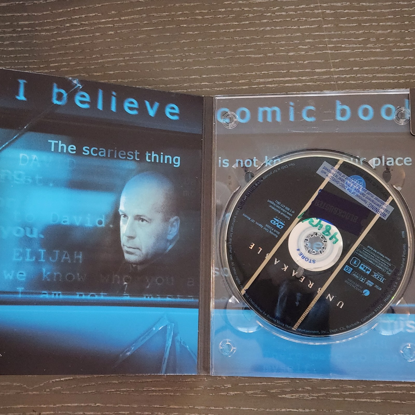 Unbreakable (2000) DVD Vista Series Special Edition 2-Disc Bruce Willis