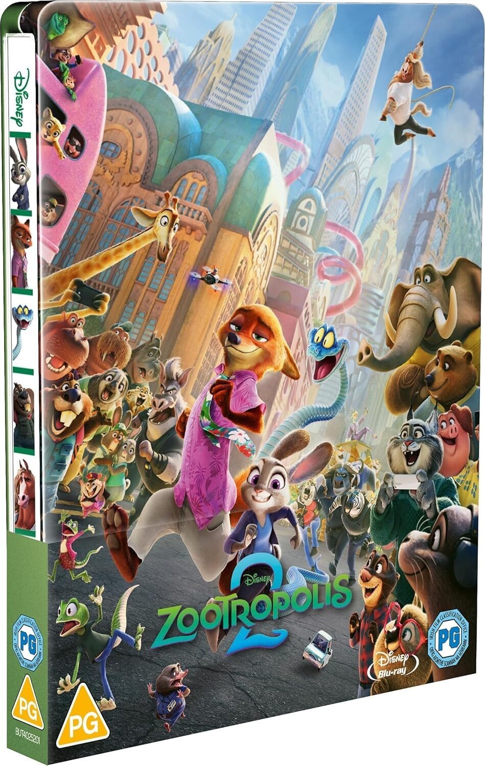 Zootopia 2 SteelBook BLU-RAY ONLY Zootropolis (UK)[2025] No Dent – Ship Next Day