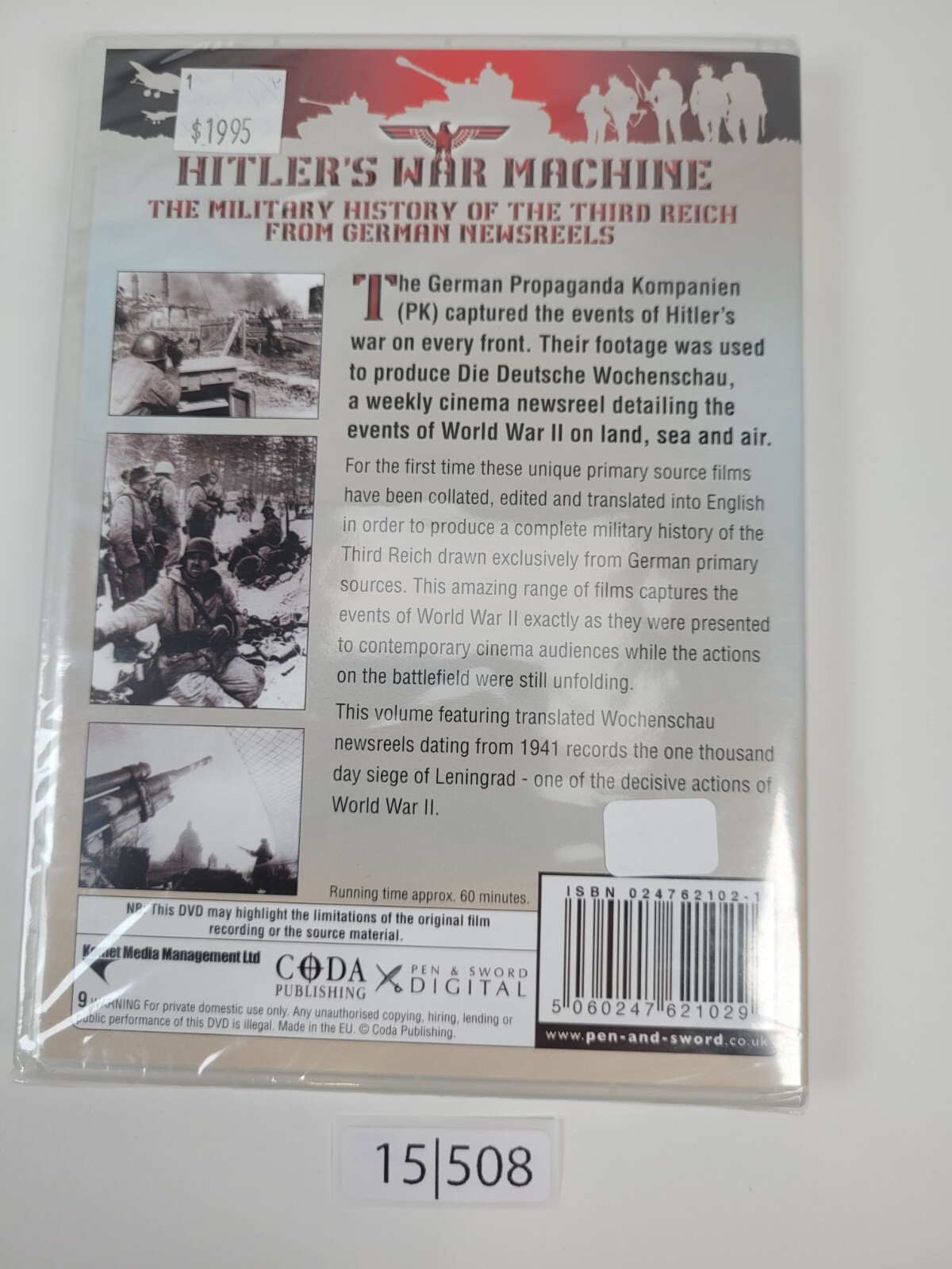 HITLER’S WAR MACHINE: SIEGE OF LENINGRAD (2014) WW II Documentary NEW SEALED DVD