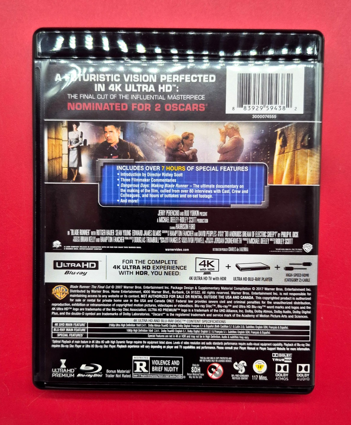 Blade Runner & Blade Runner 2049 4K UHD Blu-ray With Slip Covers