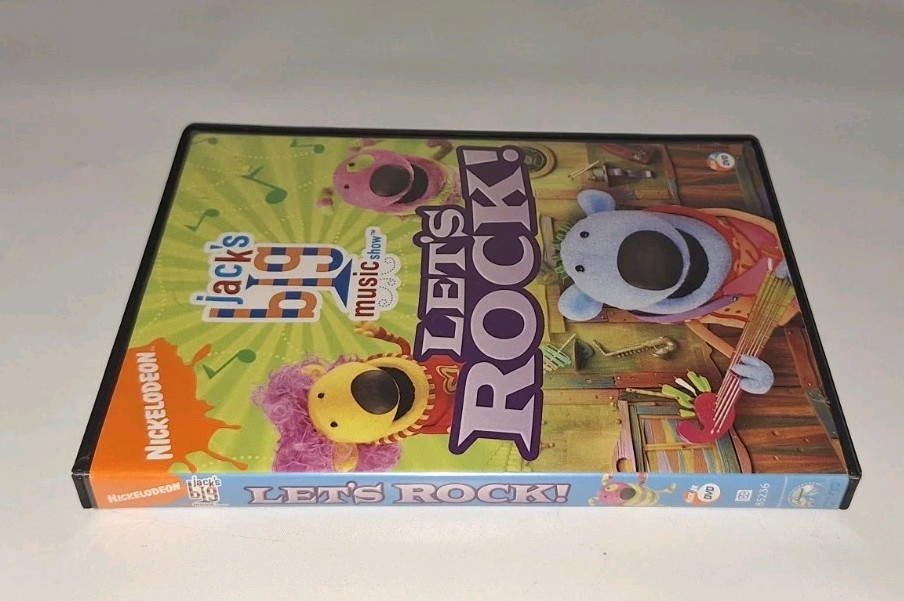 Jack’s Big Music Show Let’s Rock DVD 2007 Viacom International SCRATCHED & PLAYS