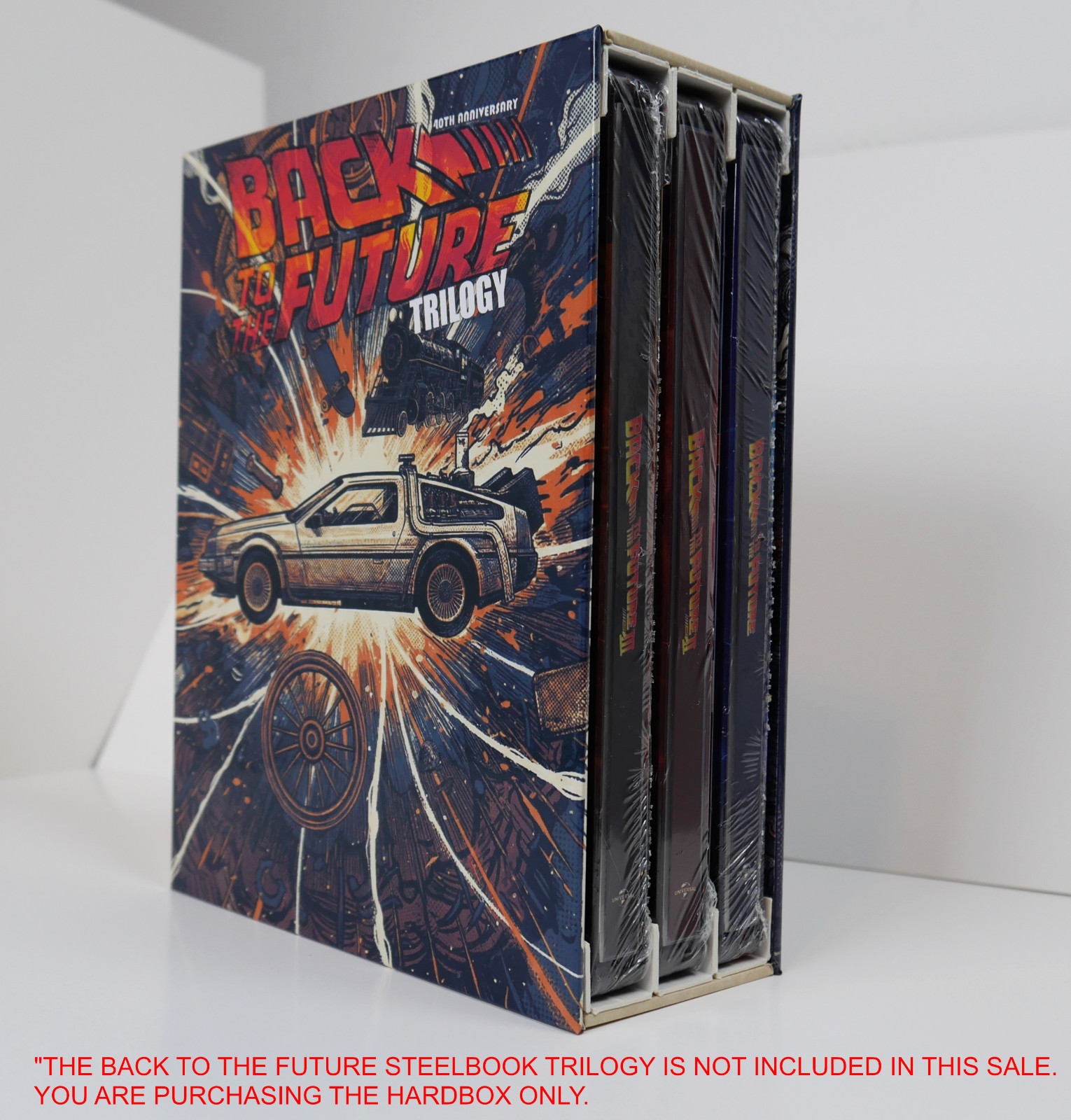 Back to the Future Trilogy HardBox For Steelbook (No Steelbook, No Movies)