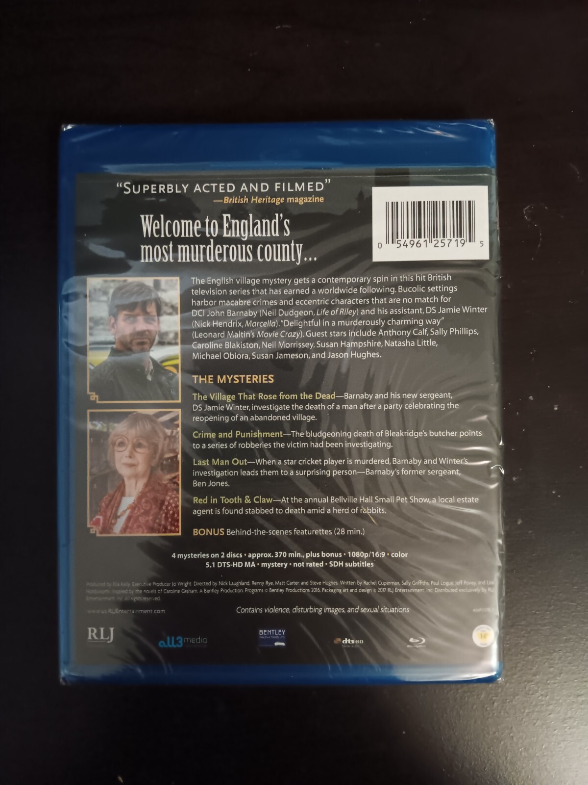 Midsomer Murders: Series 19 Part 1 (Blu-ray, 2016) Brand New, Free Shipping